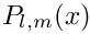 $P_{l,m}(x)$
