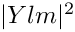 $|Ylm|^2$
